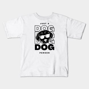 Just a dog person Kids T-Shirt